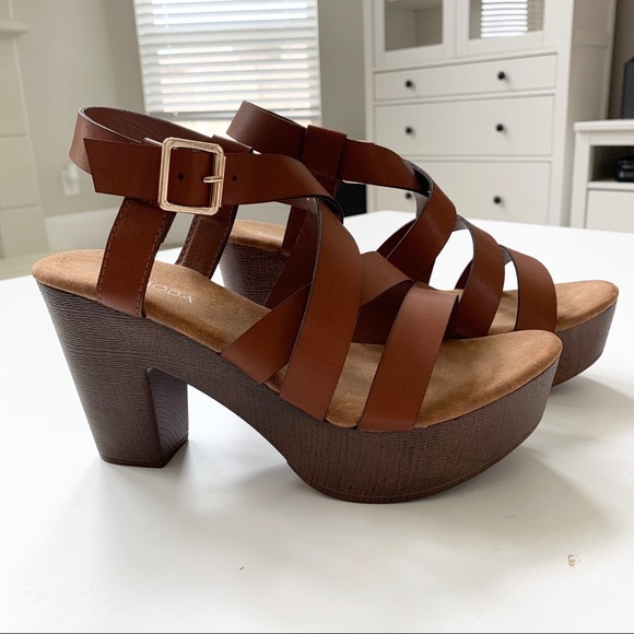 TOP Moda Shoes - Top Moda Tan Platform Sandals